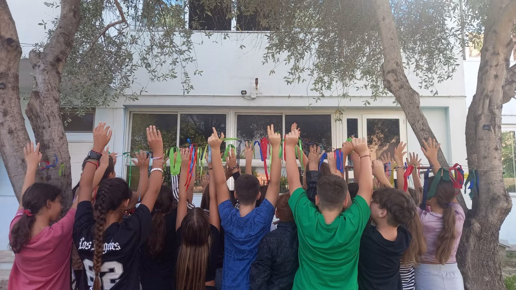 Alunni che partecipano all'evento.